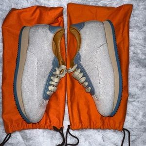 100% AUTHENTIC BLUE HERMES RUNNING SHOES!